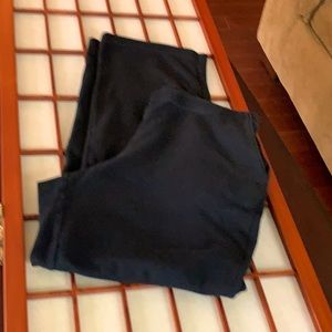 🎄 3/$20 Cotton jersey knit black full length pants with side pockets. Siz…